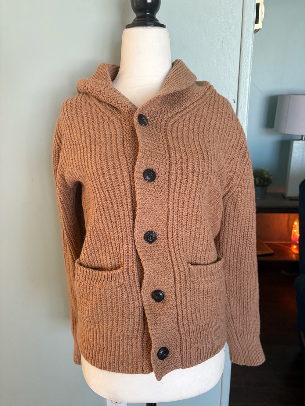 Faherty Heavy Knit Ribbed wool sweater - Picture 7 of 13